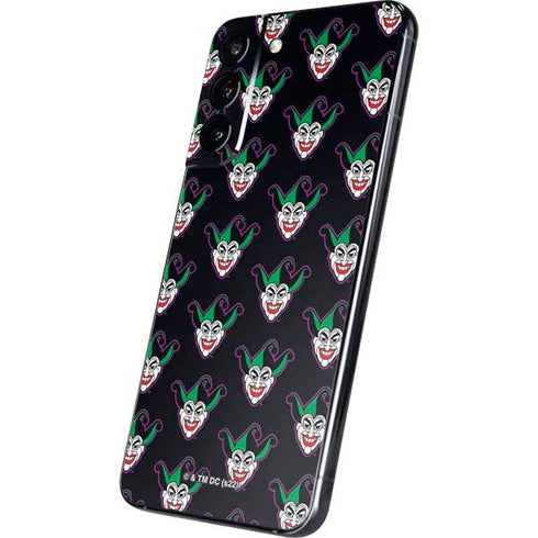 DC Comics The Joker Logo Pattern Galaxy S22 Plus Skin
